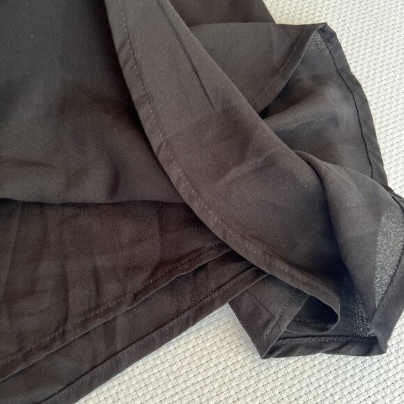 ASOS Black Adjustable Spaghetti Strap Soft Relaxed Camisole Top Size 4 - Picture 5 of 7